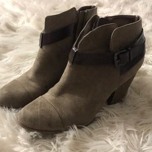 Beige booties